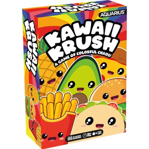 NIB Kawaii Krush A Game Of Colorful Chaos! Card Game Family Night Fun - Picture 1 of 2